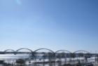 Davenport's LeClaire Park, Centennial Bridge, and the Mississippi Riverfront