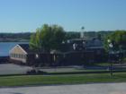 The Boat House restaurant along Davenport's Mississippi Riverfront (good food and great setting)