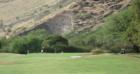 Makaha - playing backed up to the mountain