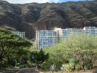 Makaha - condos against the mountain
