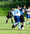 Madawaska Plays Houlton In Madawaska.  What A View From The Soccer Field Into The St John River Valley!