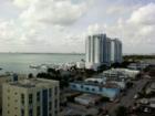 South Beach Miami - Camera Phone View of the Bay from the Balcony of the Penthouse at 17th and West just off Lincoln Avenue
