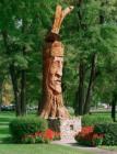 Rotaynah, sculpted by Peter Toth in 1985 out of a huge Red Oak, weighs 17 tons and stands 36 feet tall in front of Akron’s Fairlawn Elementary School. Rotaynah commemorates Akron’s native American heritage.