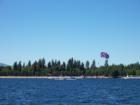 Parasailing on Lake Coeur d'Alene