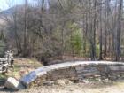 Bridge over creek at entrance 