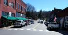 MARS HILL, N.C., (Greater Asheville) Main Street in thie "2-light" town where the Flag flies, people are friendly, and everyone says "Hi There!"