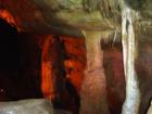 Beautiful formations at Lost World Caverns in Lewisburg, WV.