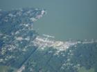 Sunset Harbor Condos in Cedar Lake, Indiana... from the air!
