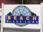 The beach at Lake Lure