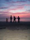 villas sunset over the delaware bay