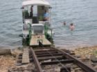 Boat going down Tram on Table Rock Lake