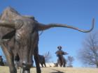 Life Size Sculptures in Frisco Bridges Park in Frisco Texas