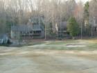 Hole 9 on the Creek Course at Carolina Trace in Sanford, NC. 