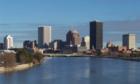 Rochester Skyline, view from the south over the Genessee River.