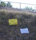 Last Summer's controversial "Weed Wall" on Birdie Hills Rd.