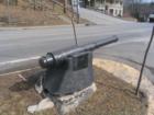 Cannon in the center of town