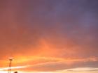 Sky over montrose harbor