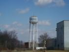 The water tower at the Asbury Park Press building.  The Asbury Park Press is the major newspaper for Monmouth County.
