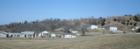 Homes in the Loess Hills outside Crescent, Iowa.