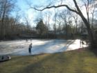Local Hillsdale Pond on Forest Drive
      Hillsdale, New Jersey in the Pascack Valley
      Skaters enjoy the Winter Time Fun! 