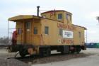 Union Pacific Caboose 25734 at Missouri Valley Iowa.