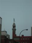 Statue of Mercury atop the Aquaduct Building, downtown Rochester