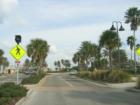 Entrance into the famous "Round About" for Clearwater Beach