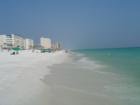 Looking down the beach