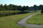 Collierville - Neighborhood lake and walking trail in Steeple Chase subdivision.