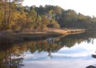 Channel that runs behind some homes in Bluewater Cove
