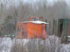 How They Plow Snow On Old B & A Rail Line!