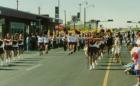 Valencia County Fair Parade, wending its way along the main street in Belen