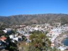 Over looking the town
