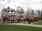 The west playground on the west end of Jennings Memorial Park.