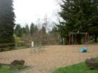 The Dinosaur Playground on the eastside of Jennings Memorial Park.