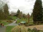 Jennings Memorial Park from the Dinosaur Playground looking west towards the Big Red Barn.