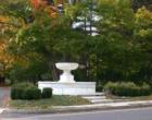 The Cass Gilbert Fountain welcomes you to Ridgefield!