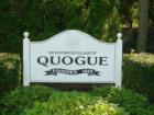 Quogue Village Sign