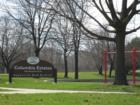 Columbia Estates Park - Frequented regularly by residents of this community.  Playground seems to constantly be in use, and soccer practices are conducted regularly here by park district teams