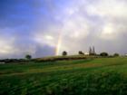 Double rainbow over Camanche hills. For views like this from your front porch contact me.