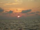 Summer sunset over the Albemarle Sound