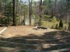 One of two amphitheaters overlooking the water at San-Lee park in Sanford, NC