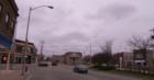 Historical intersection.  Modern restaurants and drinking establishments.