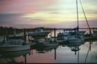 Boat Dock at Dusk On the Intracoastal Wrightsville Beach Photography by Ginger Sala