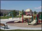 The playground at Pavillion Park in Liberty Lake Washington.
