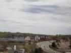 Looking down Enterprise Drive at Wyndhurst in Lynchburg, Virginia. The Jamerson YMCA is the large building on the left.