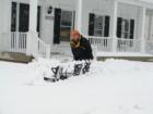 snowstorm, March 2007.  We had over 2 feet of snow in a few short hours.  Gotta love living in the north!