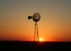 Sunset at Mondamin in the Spring