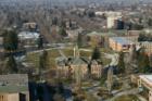 University of Montana campus. View of Main Hall.
