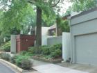 View of the Moorings Townhomes along Reston's Lake Anne